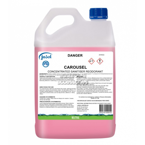View Carousel Sanitiser Reodorant details.