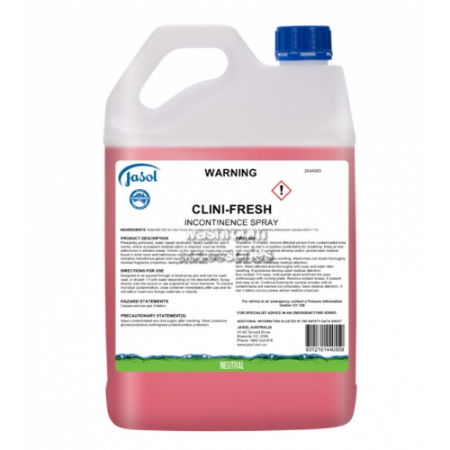 Clini-Fresh Incontinence Spray Reodorant