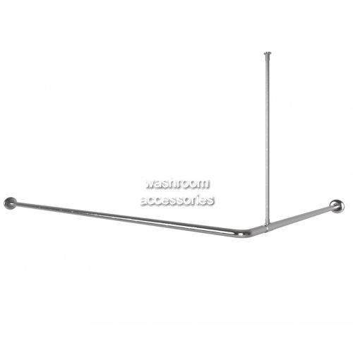 9538 Corner Shower Curtain Rail Left Hand