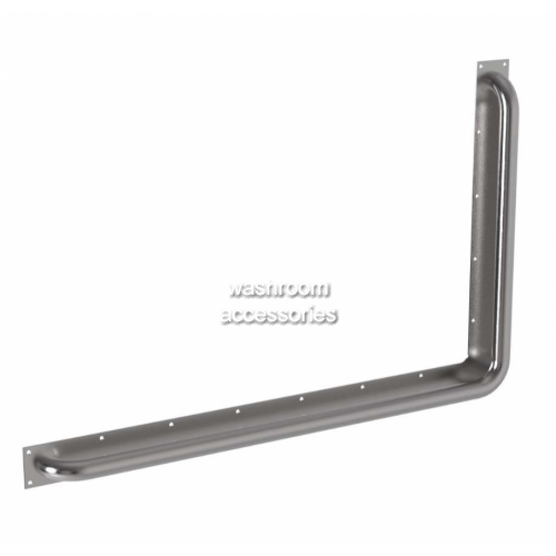 View SA72BP Toilet Grab Rail 90 Degree Left Hand Anti-Ligature details.
