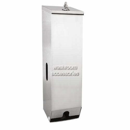 View D-313/SS Stainless Steel Triple Toilet Roll Dispenser details.