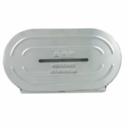 View D-500/2SS Double Jumbo Toilet Roll Dispenser  details.