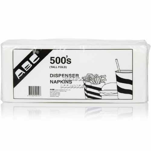 View Tall Fold 1 Ply Serviettes details.