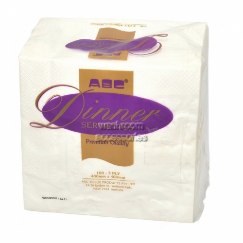 View 3 Ply Dinner Multifold Serviettes  details.