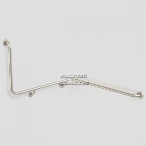 View 687467BN 90 Degree Angled Grab Rail 1100x1030 Right Hand details.