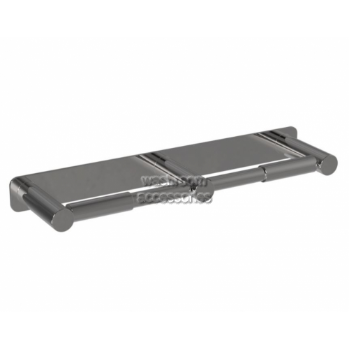 View Double Toilet Roll Holder With Backplate details.