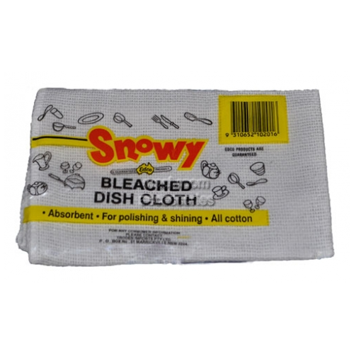View 10840 Snowy Dish Cloth Bleached details.