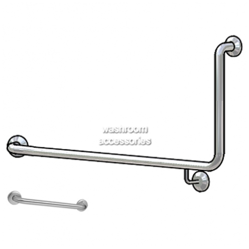 Toilet Grab Rail Set WA80601 90 degree