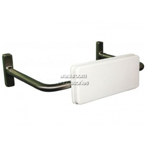 PBR35 Padded Toilet Backrest Straight Arm